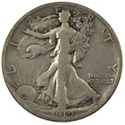 1919-S San Francisco Walking Liberty Silver Half 50c Fine F+