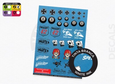 Mr. Model MM01313 - Hot/Rat Rod Decals #1 - 1:24/1:25