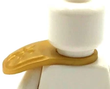 Lego New Pearl Gold Minifigure Armor Shoulder Pad Single with Star Lettering