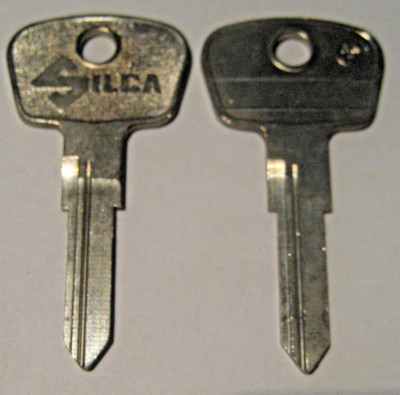 Oldtimer Audi Schlüsselrohling Silca AK2, AKS Profil Serie C 01-32, 02-62