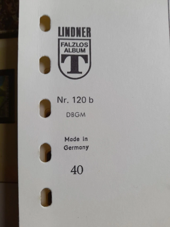 Páginas sem dobradiças Lindner Falzlos T FRG (1968 a 1974/1980 a 1984) - Imagem 2 de 2