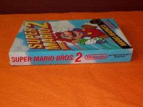 Nintendo NES Super Mario Bros. 2 GAME & BOX W/ Circle Seal - TESTED & WORKS !