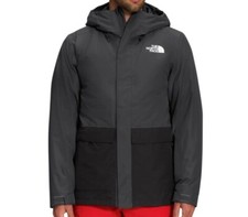 THE NORTH FACE Men's CLEMENT TRICLIMATE Snow Jacket-ASPHALTGREY/TNFBLK-Large-NWT
