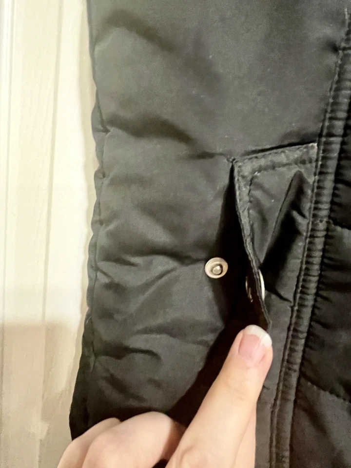 Chaleco Justice Puffer Chaqueta Sin Mangas a Presión con Cremallera - Niñas Talla S Pequeña 10 - Usado en Excelente Condición Foto 3 de 4