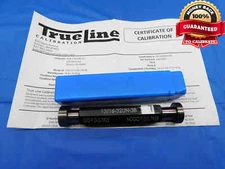 CERTIFIED 13/16 32 UN 3B THREAD PLUG GAGE .8125 GO NO GO P.D.'S = .7922 & .7958