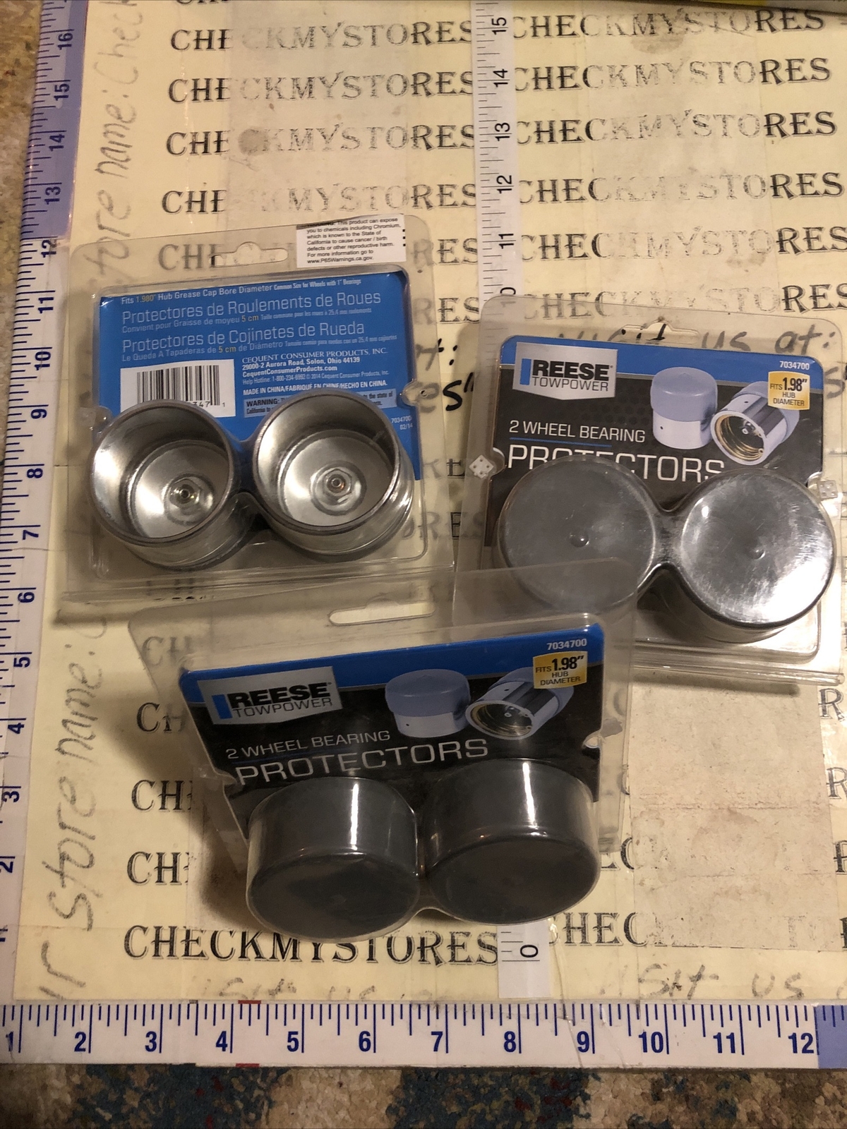 3X2PK New Wheel Bearing Protectors 1.98" Hub Reese Towpower 7034700