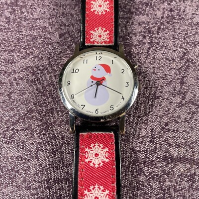 Adorable Snowman Quartz Watch Plays  display picture 2