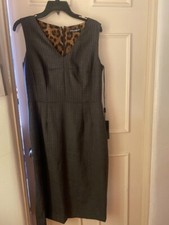 Dolce & Gabbana Pinstripe Charcoal Purple Business Formal Dress & Jacket Suit