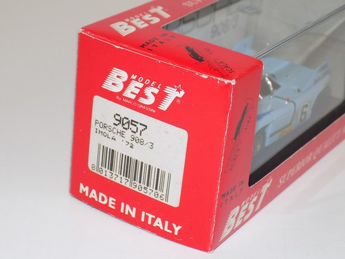 1/43 Best Model Porsche 908/3 Car #6 from 1972 Imola #9057 - Picture 4 of 4