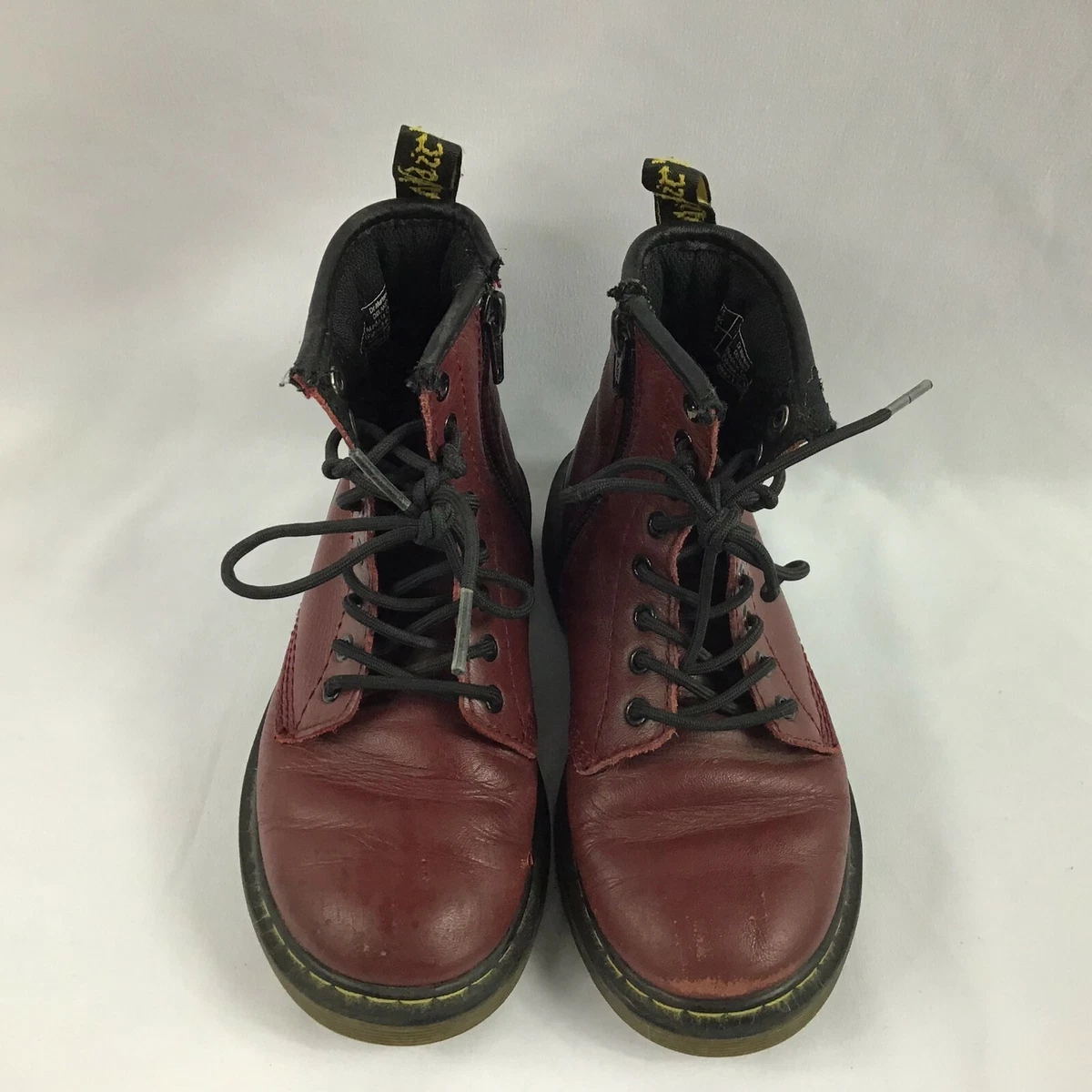 Dr martens youth cherry cheap red