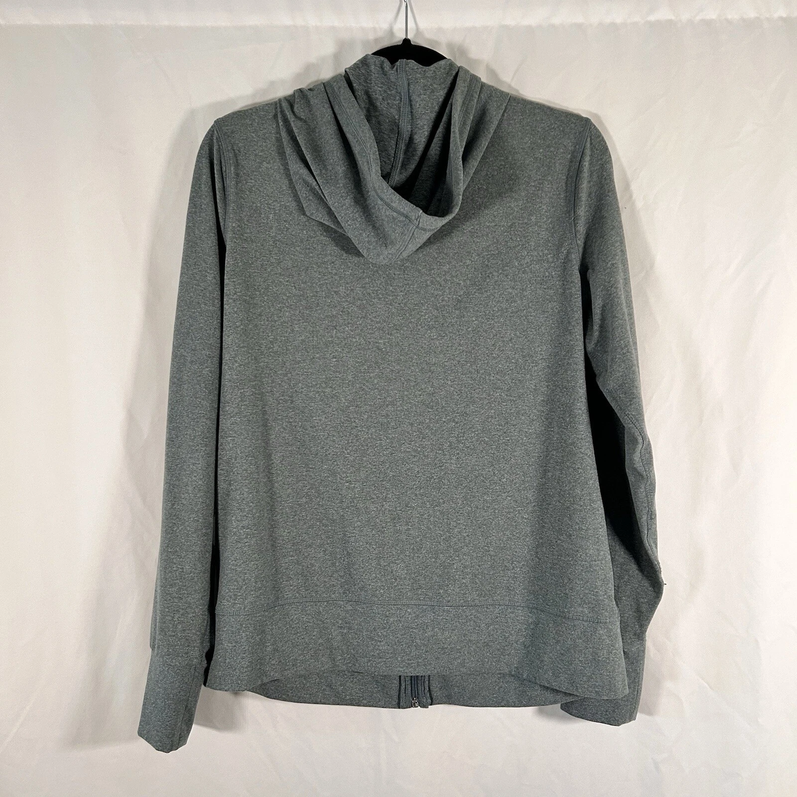 yogalicious lux full zip drawstring pockets hooded jacket