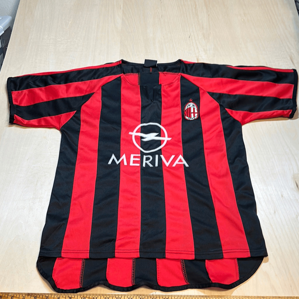 Vintage ACM Milan 2000-02 FIFA Soccer International Sport Jersey Adult Size L