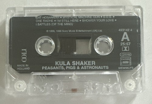 Kula Shaker - Peasants Pigs & Astronauts Cassette Tape EX / EX Condition - Imagen 6 de 7