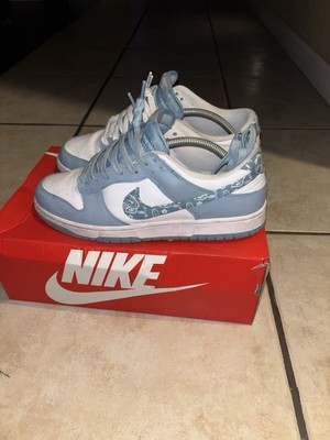 Paisley Blue Nike Dunk ( size 10.5 Mens ) { verification included }