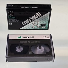 Maxell GX-MP 120 High Quality 8mm Camcorder Video Tape 2 Pack