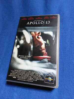 APOLLO 13, VHS mit TOM HANKS, KEVIN BACON, GARY SINISE, ED HARRIS. CIC Video.