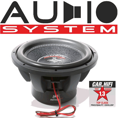 Audio System X12 EVO 30cm Langhub Subwoofer Bass Chassis  2 x 2 Ohm