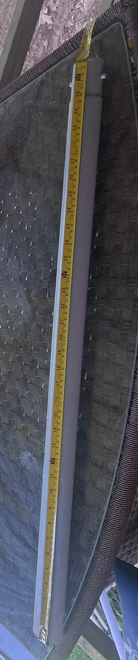 Gebrauchter INTEX Ultra Frame Rundpool 16' x 48" vertikales Bein grau Metall Sommerwellen - Bild 2 von 2