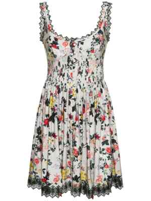 paco rabanne jersey dress NEW, Viscose printed mini Size 44 #DD23 Neckline:Cowl Neck