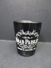 Brad Paisley Old No. 1 Black Shot Glass 100 Proof Country Bonfires Amplifiers