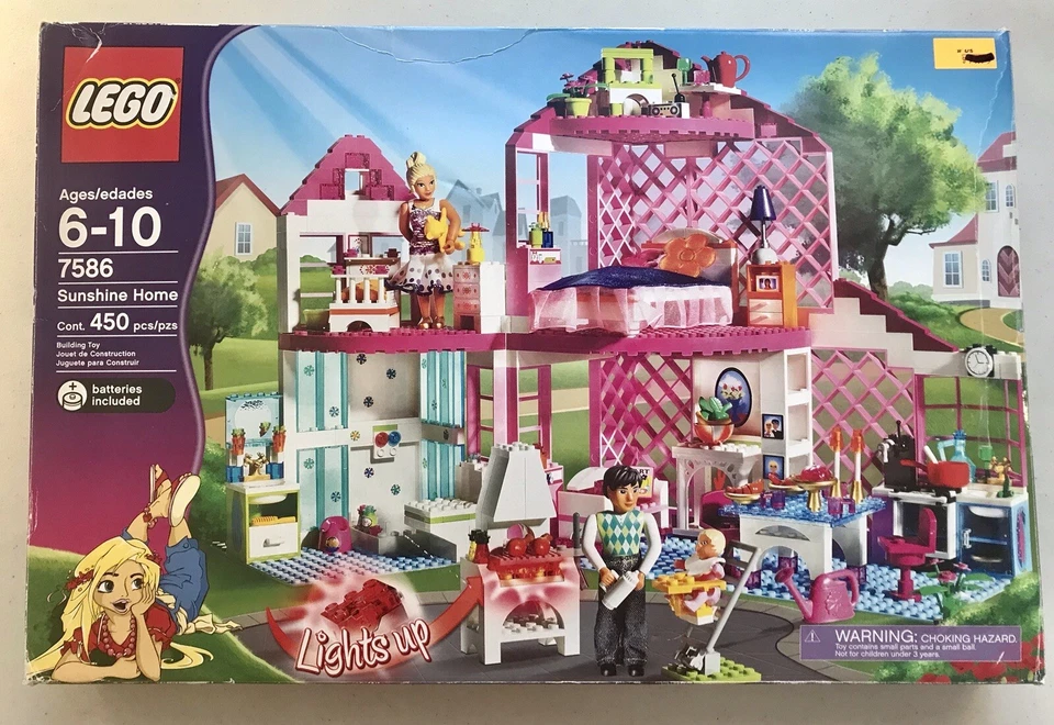 LEGO Belville 7586 Sunshine Home 2009 - Juego incompleto 360 piezas - 7641 manuales Foto 2 de 4