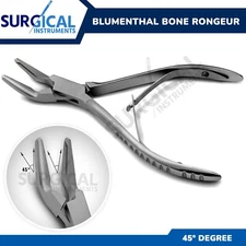 Blumenthal Bone Rongeur 45 Degree 5.5" Surgical Dental Instruments German Grade