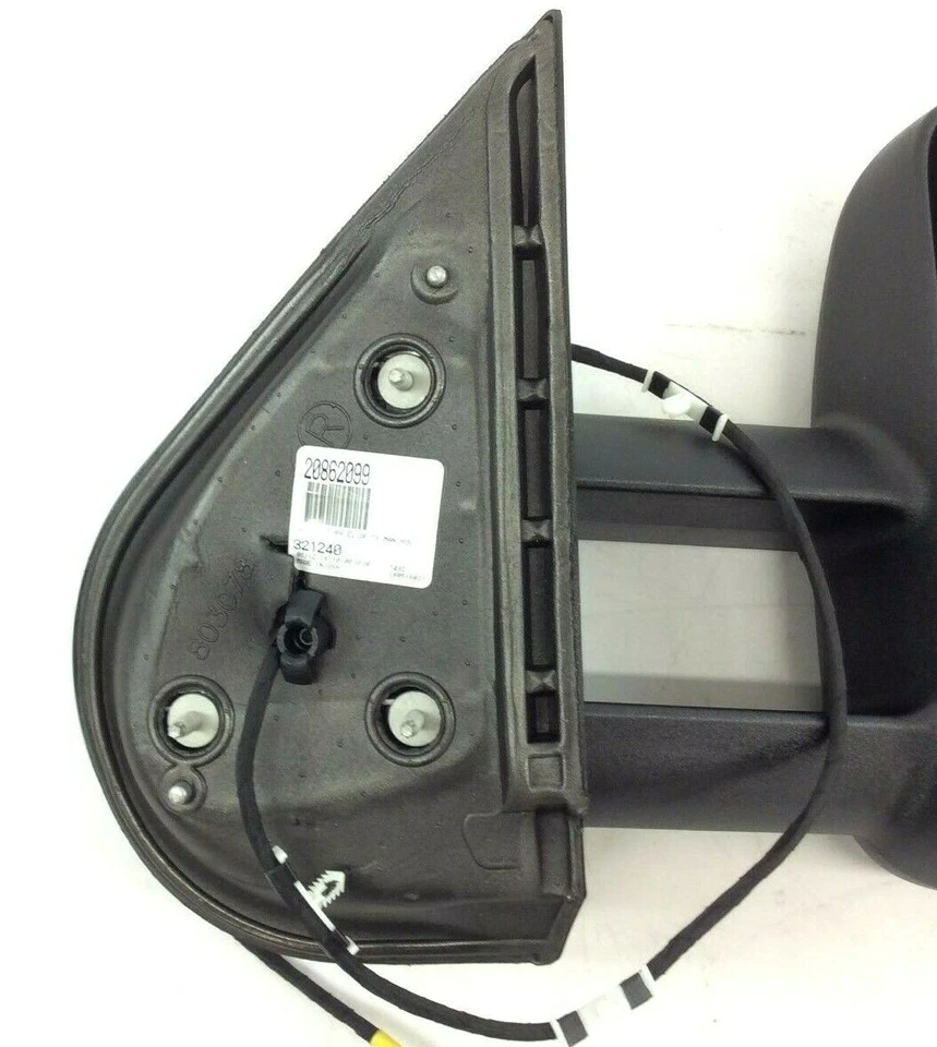 Chevrolet Silverado GMC Sierra зеркало заднего вида со стороны пассажира с широкой нагрузкой и подогревом - Изображение 4 из 4
