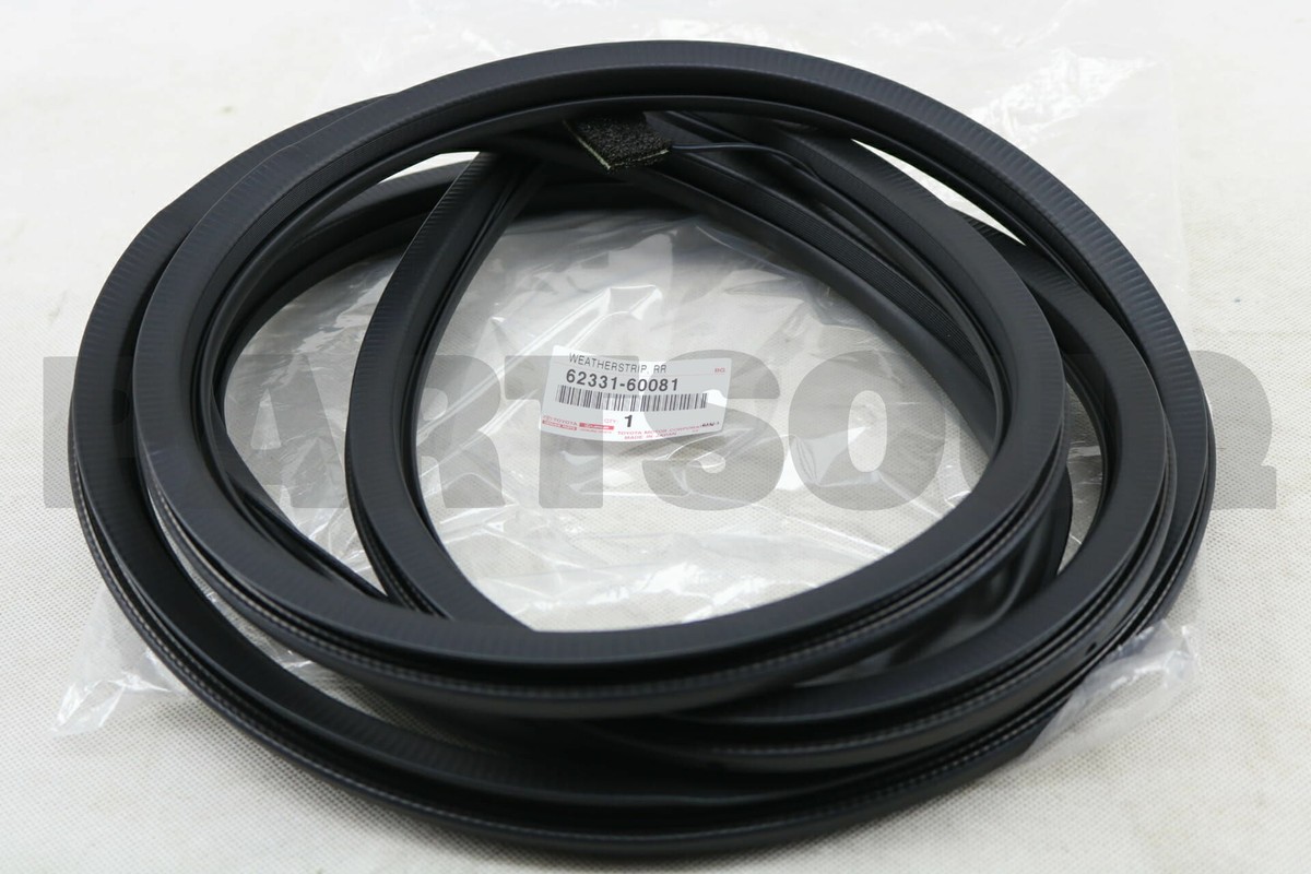 【m】 6233160081 Genuine Toyota WEATHERSTRIP, REAR DOOR OPENING