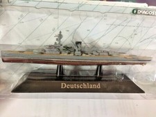 Modellino Nave Deutschland De Agostini scala 1:1250 navi da guerra da collezione
