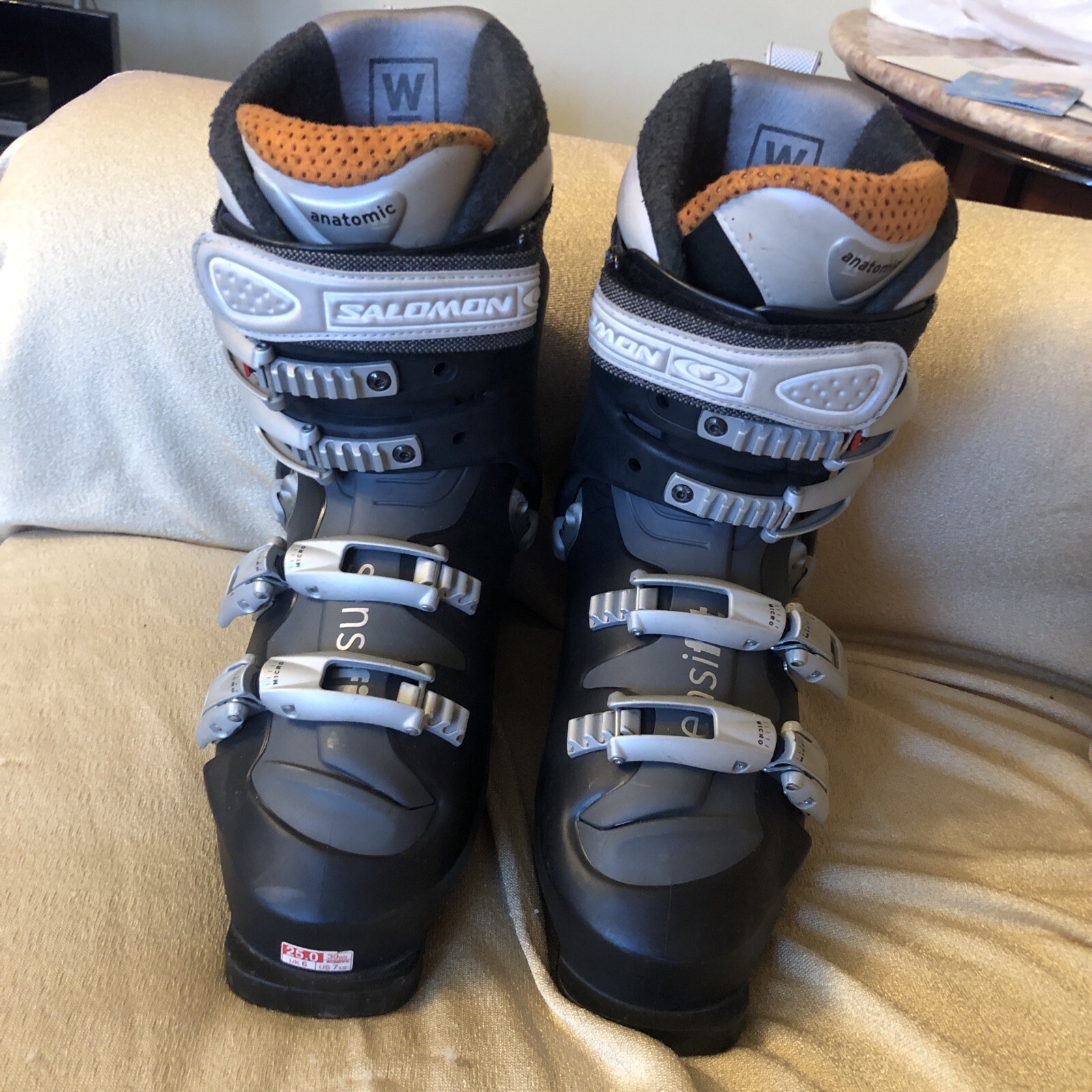 Scarponi da sci Salomon anatomici su misura 3D 90 Evolution Liner MDP 25 5 US 7 5 EUC