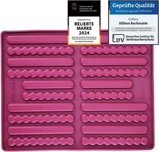 Collory Tappetino da Forno per Biscotti per Cani Bastoncini, Bastoncini per Sgranocchiare, Barrette per Muesli, Bastoncini da Masticare