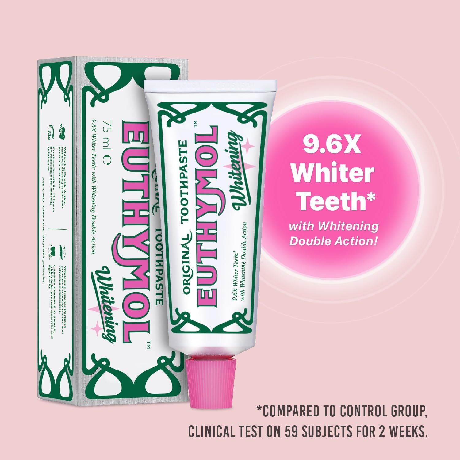 Euthymol Whitening Toothpaste NonGMO Gluten Free, 75ml,(Pack of 1) eBay