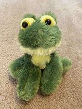 Plush Stuffed Animal Aurora Frog Green 8  inch