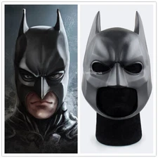 Cosplay Mask Halloween Batman The Dark Knight PVC Soft Party Helmet Props