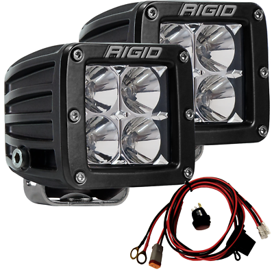 #ad RIGID Industries 202113 D Series PRO LED Lights Pair of Dually Flood Projection $279.99