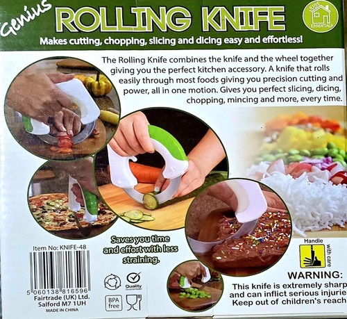 Rund Rollmesser Edelstahl Rund Küche Cutter Zerkleinerer Werkzeug Kit - Bild 7 von 10
