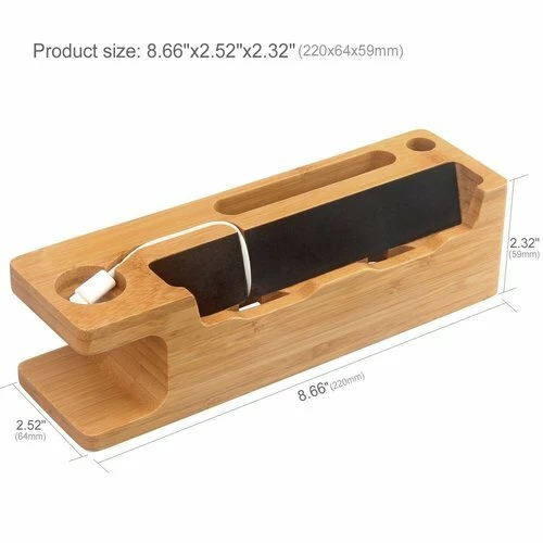 Mobile Charging Stand Mount Cradle Dock Station For Apple Watch iPhone 14 15 16 - Image 2 of 4