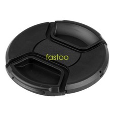 82mm Center Pinch Snap on Front Cap Cover For Sony Canon Nikon Lens Filter