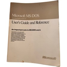 1991 Microsoft MS-DOS Operating System Version 5.0, User's Guide and Reference