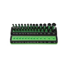 1/4" Peg Socket Holder, sae, green 5 Count MTS-PSH25S-GRN