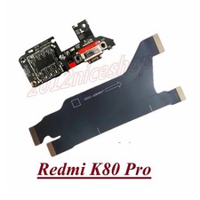OEM USB Charging Port Mic Sim Board MotherBoard Cable Flex For MI Redmi K80 Pro