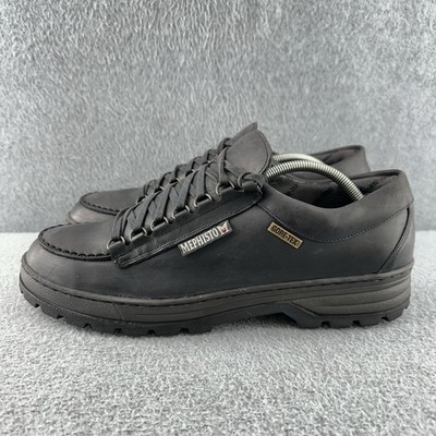 Mephisto Oxford Cruiser GTX Men s Size 12 Black Leather Shoes Sneakers Gore Tex