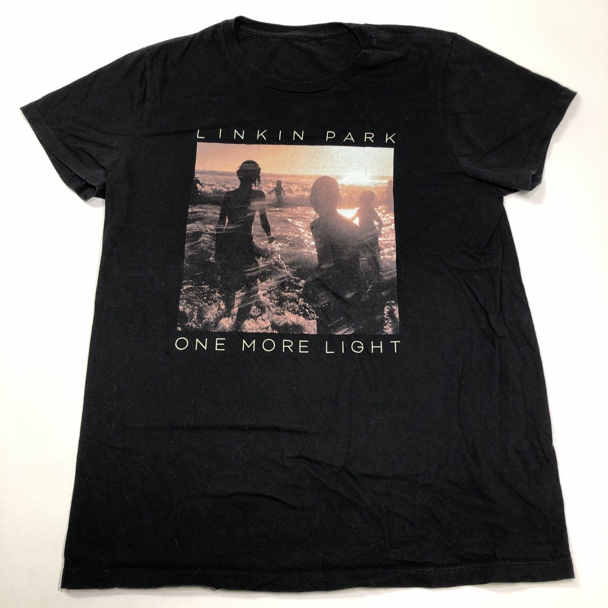 Linkin Park One More Light T-shirt zwart M 50% katoen, 50% viscose Band merch, Bands