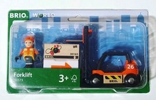  NEW BRIO World 33573 - Wooden Toy Train Fork Lift Set - Interactive Play