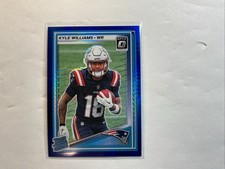 2025 Panini Donruss Optic Rated Rookie Kyle Williams Blue Hyper Prizm #245