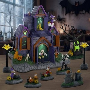 Disney Halloween Village 12 Piece Set | eBay