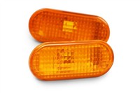 VW Caddy MK2 Orange Seitenblinker Wiederholer Paar Set Fahrer Passagier