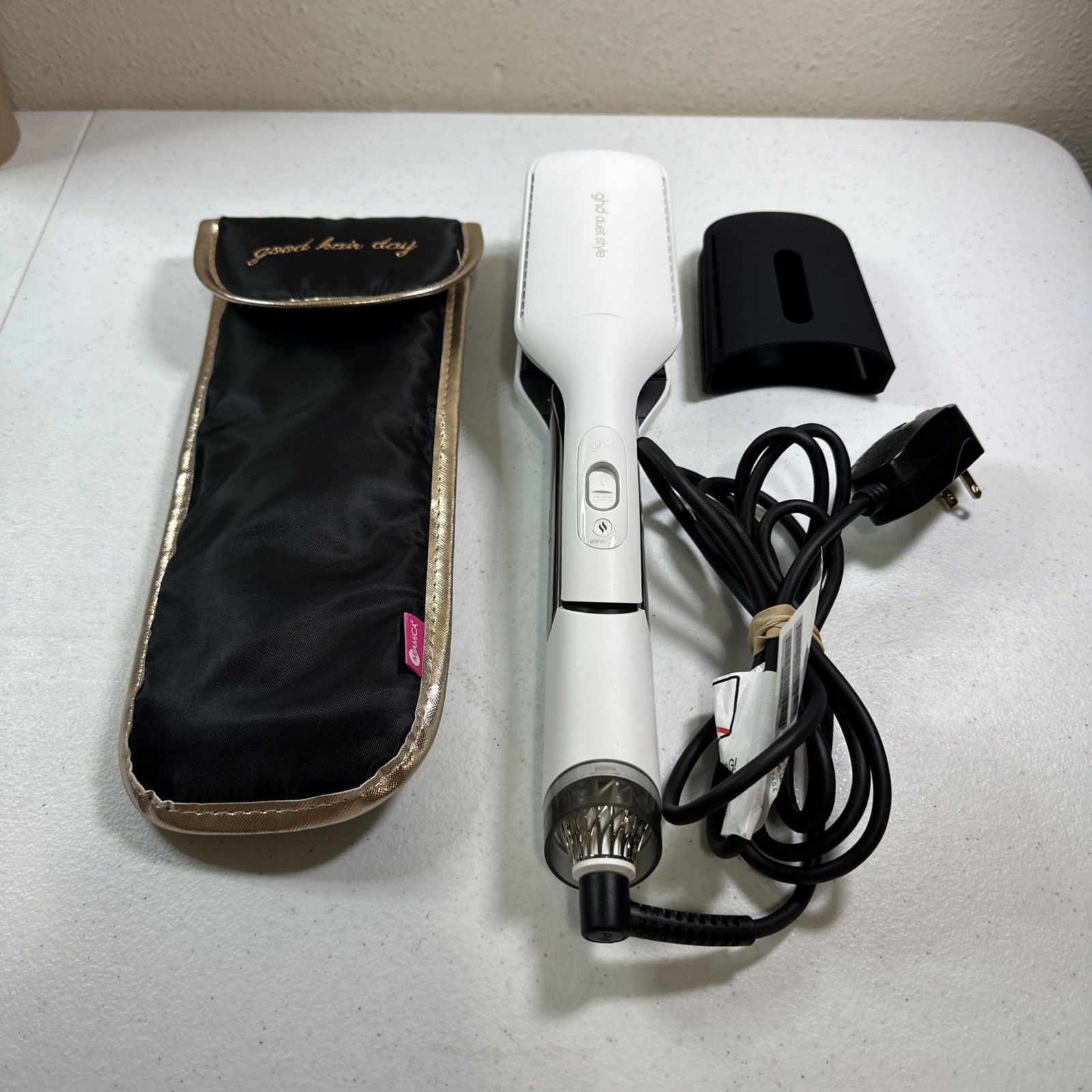GHD Duet Style 2-in-1 Styler Hair Straightener + Dryer White S10201
