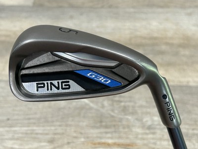 Ping g30 RH 5 Iron Black Dot TFC 80 Lite Flex Graphite Shaft 40  EUC