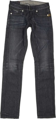 G-Star Core Damen Jeans blau Straight Slim Stretch W26 L32 (84387)